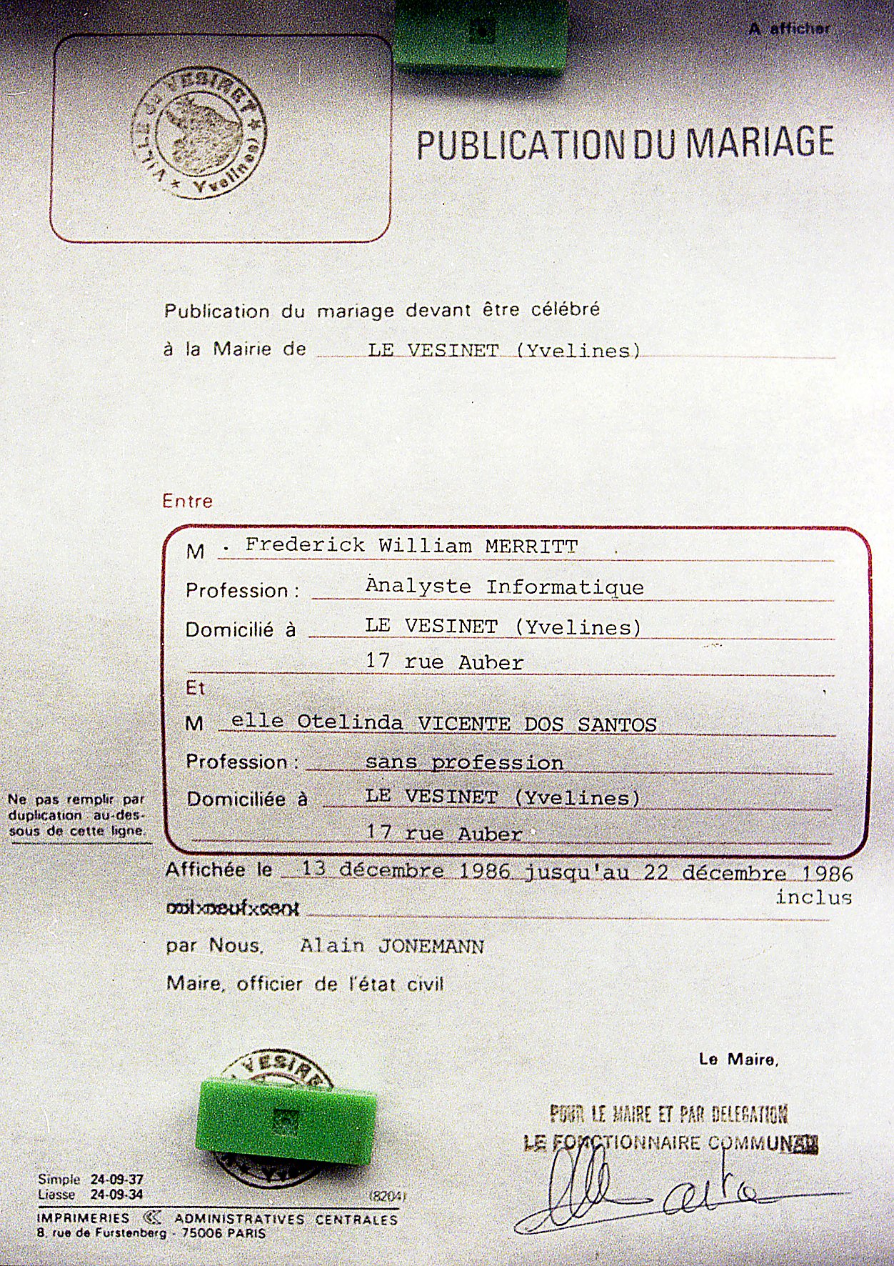 00a Marriage Banns